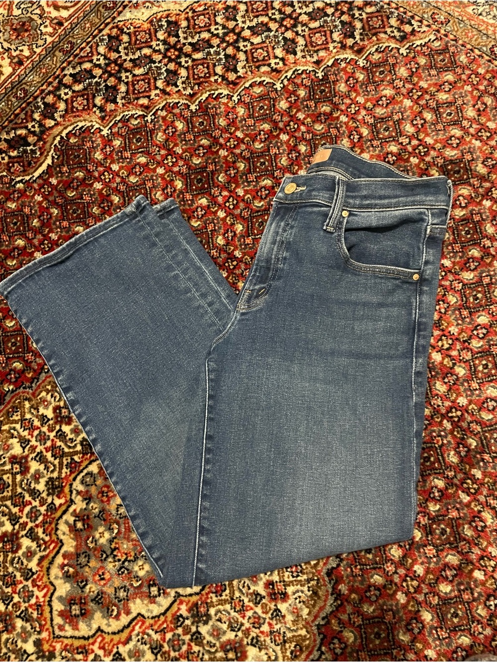 MOTHER Mid Rise Rambler Jeans - Picture 7 of 8